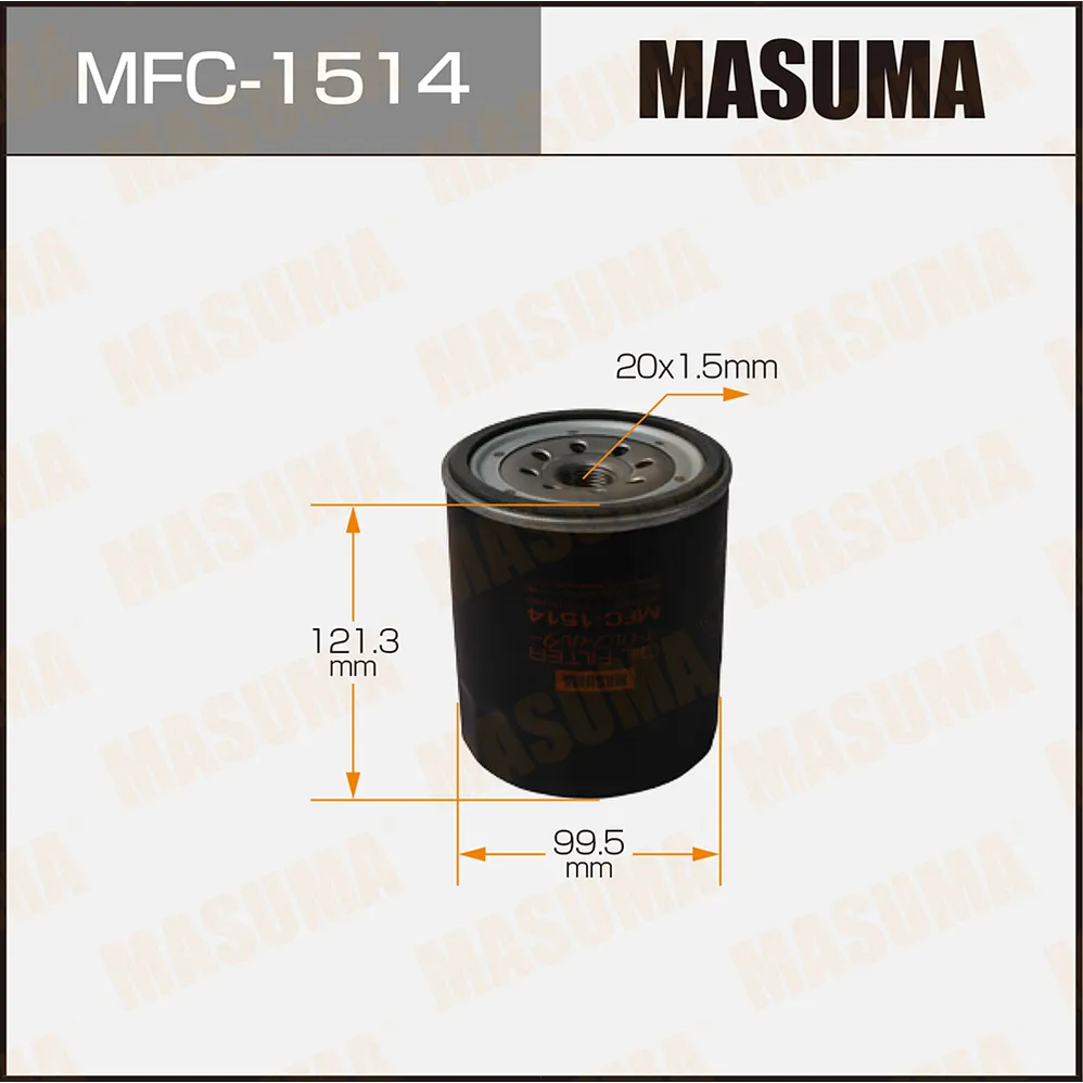 Фильтр масляный FUSO (MITSUBISHI TRUCKS) CANTER MASUMA MFC-1514