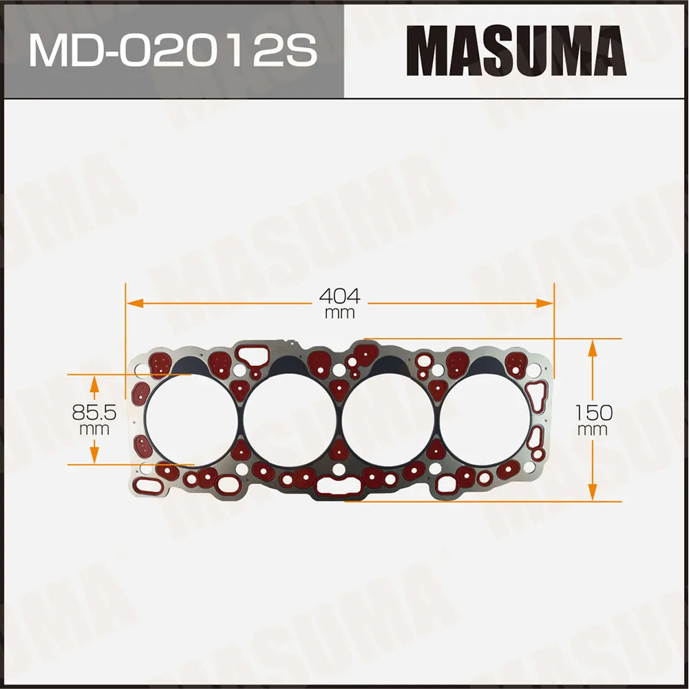 Прокладка ГБЦ MASUMA MD-02012S
