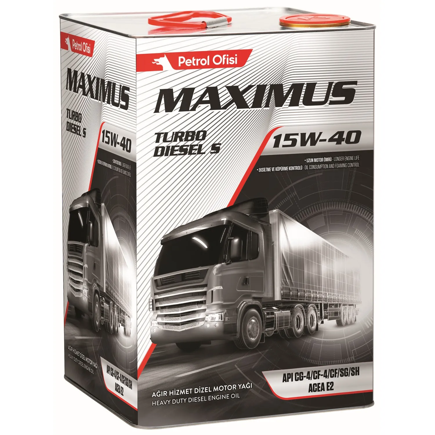 Масло моторное MAXIMUS TURBO DIESEL S 15W-40 16 кг. Petrol Ofisi 400000523
