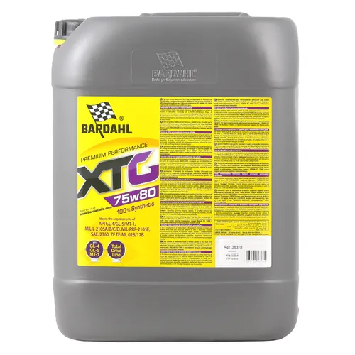 Масло трансмиссионное  XTG 75W80 20L