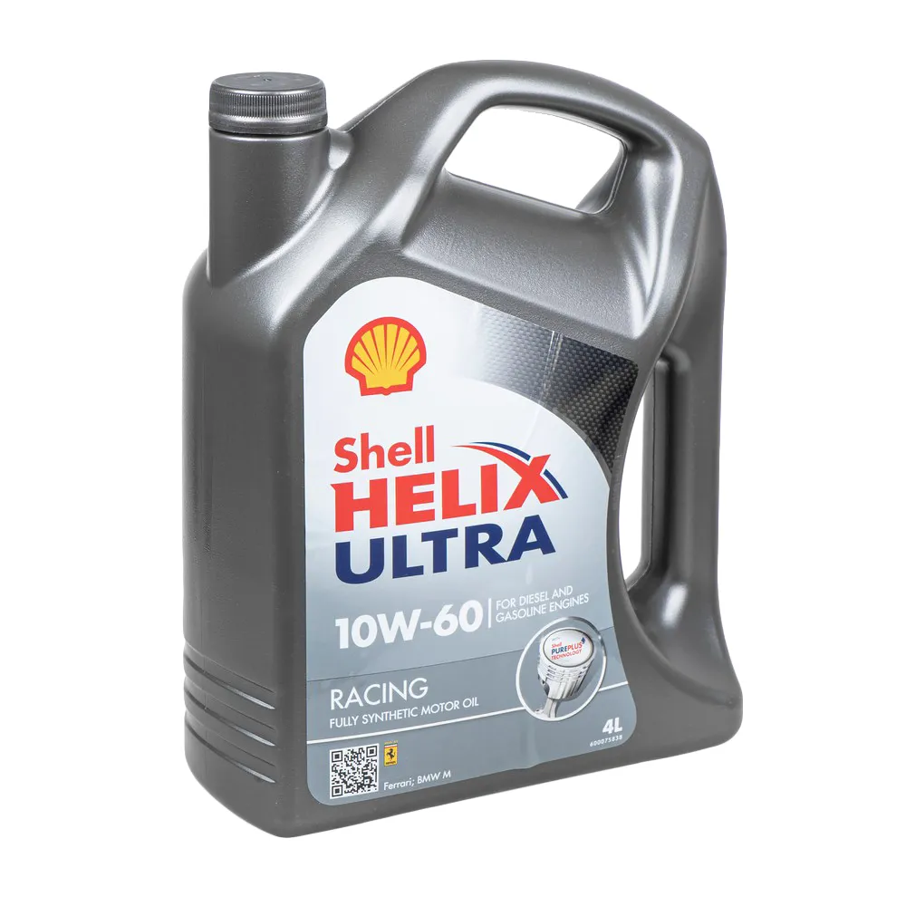 Масло моторное SHELL Helix Ultra Racing 10W-60 синтетическое 4 л 550046672