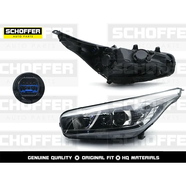 Фара левая не диодная Kia Ceed (2012-2018) SCHOFFER SHF12084