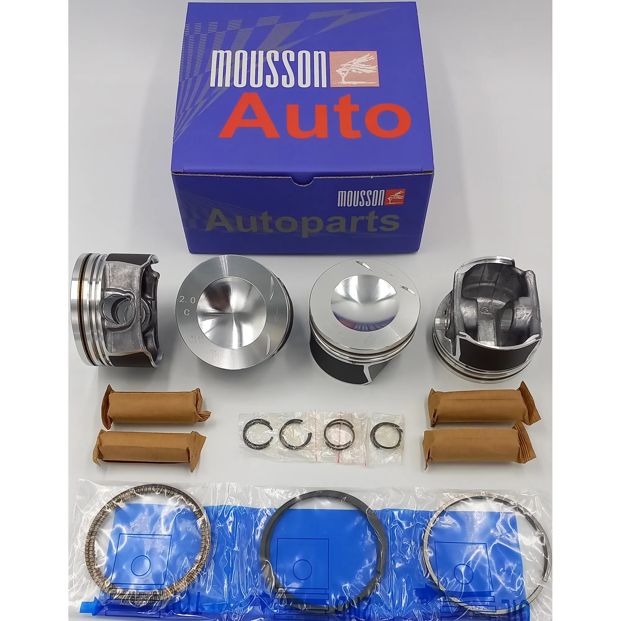 Поршень кольца комплект VW 2.0T EA888 20mm на 1 цилиндр MOUSSON SPR20EA88820STD