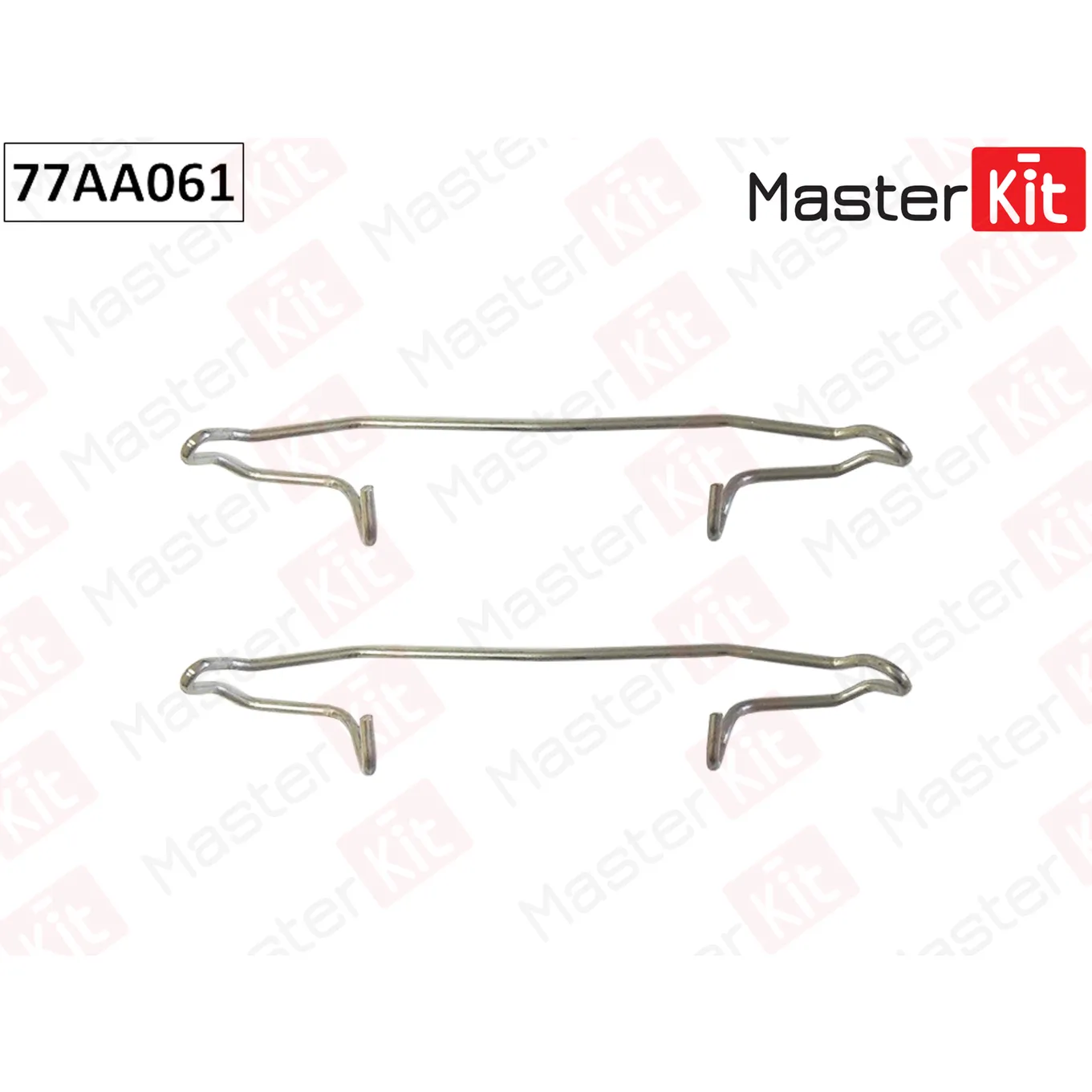 Комплект установочный тормозных колодок MASTERKIT 77AA061