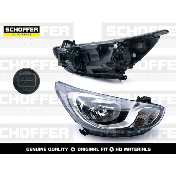 Фара правая Hyundai Solaris (I 2010-2014) SCHOFFER SHF12011