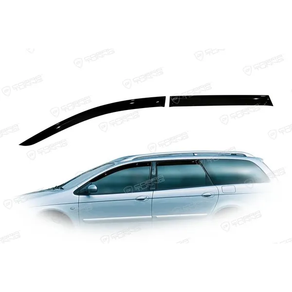 Дефлектора на окна Citroen C5 Wagon 2002-2008 деф.окон Cobra Tuning C43202