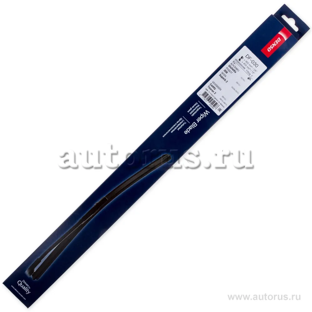 Щетка стеклоочистителя 600/450 мм бескаркасная комплект 2 шт DENSO DF-030