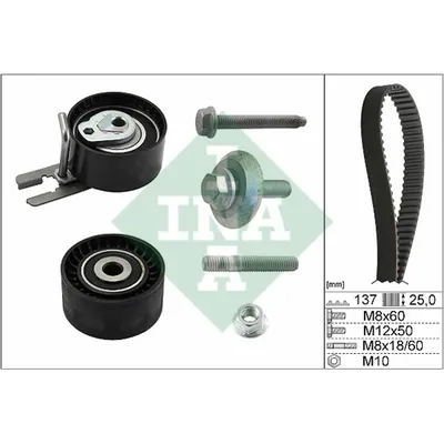 Ремкомплект ГРМ Citroen/Peugeot/Ford INA 530 0375 10