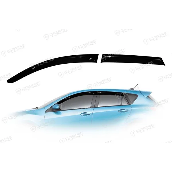 Дефлектора на окна Mazda 3 II (BL) Hb 2009-2013EuroStandard деф.окон Cobra Tuning ME21409