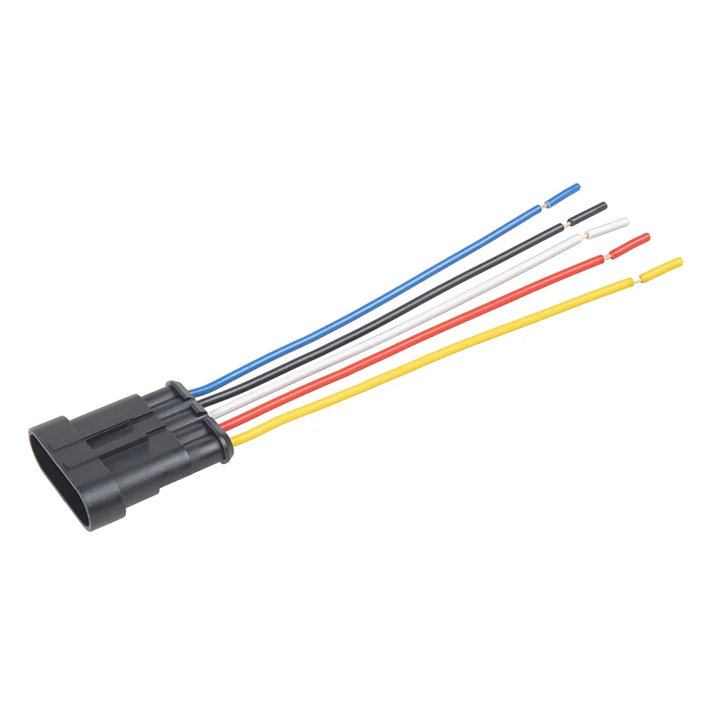 Разъем (5pin) 5 контактов жгута форсунок для GAZ. GANZ GRP222104