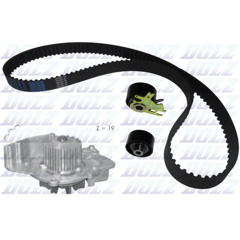 Комплект ГРМ с насосом PEUGEOT EXPERT TEPEE 2.0HDi 07- KD038 KD038