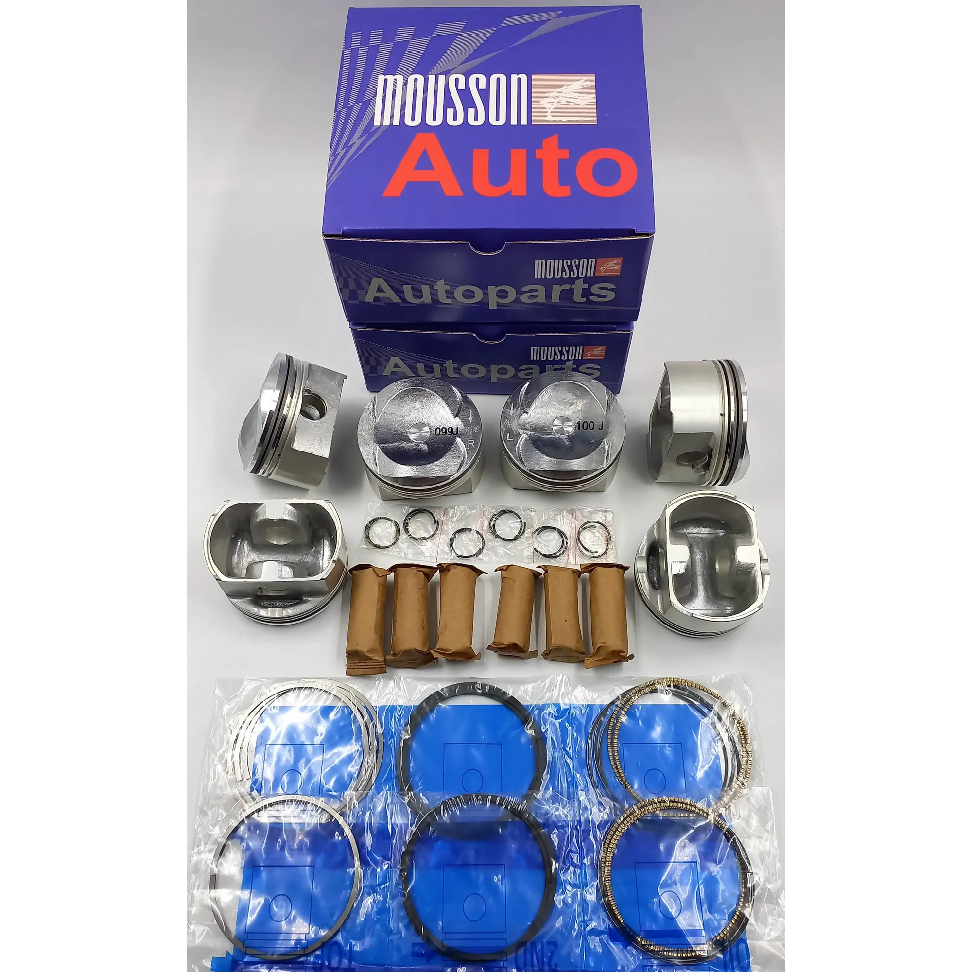 Поршень кольца комплект VW 3.2 EA837 19mm на 1 цилиндр MOUSSON SPR32EA83719STD