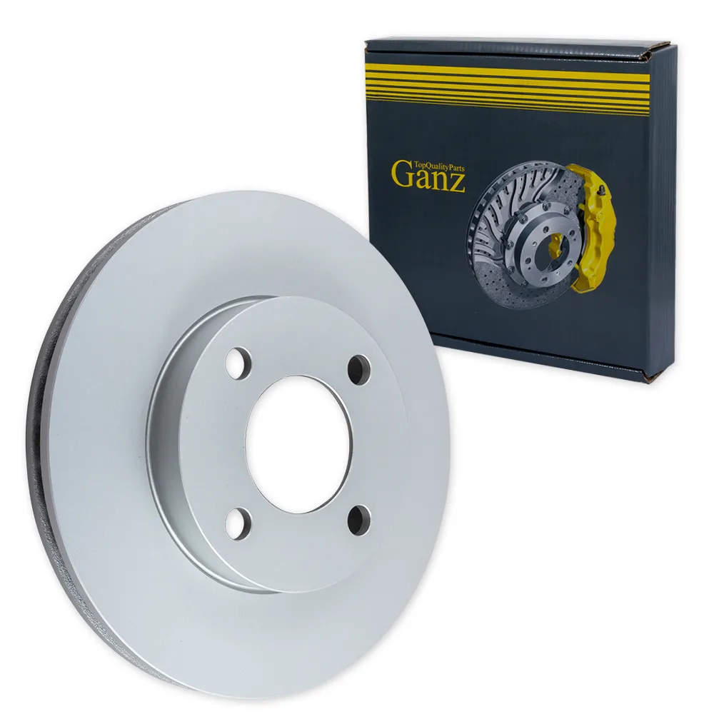 Диск тормозной передний с покрытием AD 80 87-91 100 82-90 /VENT D=256MM GANZ GIJ06207