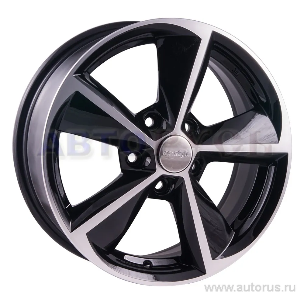 Диск литой R16 6.5J 5x114.3/66.1 ET47 КИК Fluence 681 алмаз черный 13590