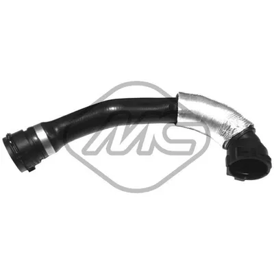 Патрубок радиатора BMW E81/E87 (от мотора к термостату) Metalcaucho 09869