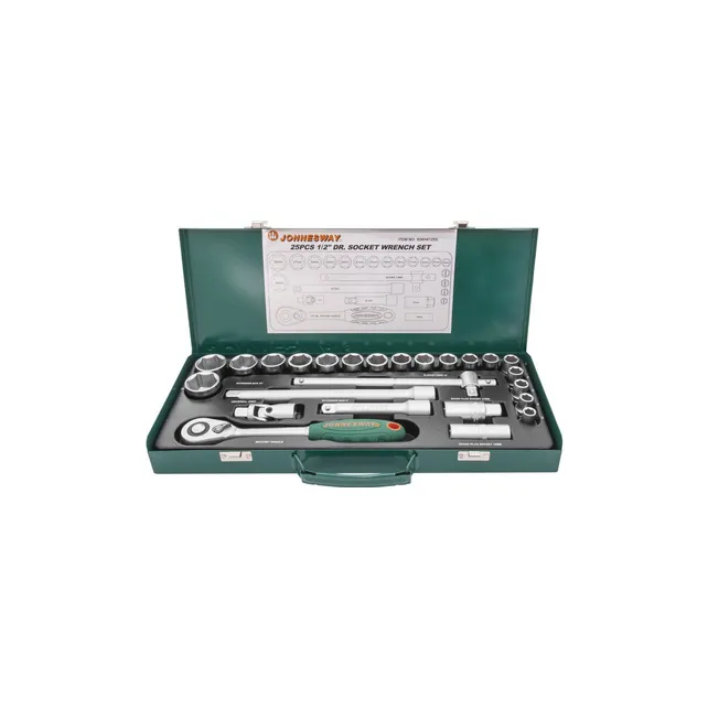 Набор инструмента 1/2DR 25пр JONNESWAY S04H4125S