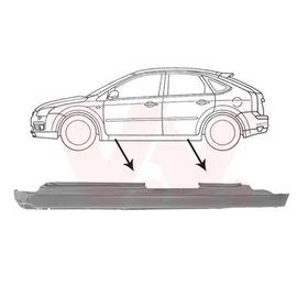 Порог кузова FORD FOCUS (112004-022008) лев мод 4дв
