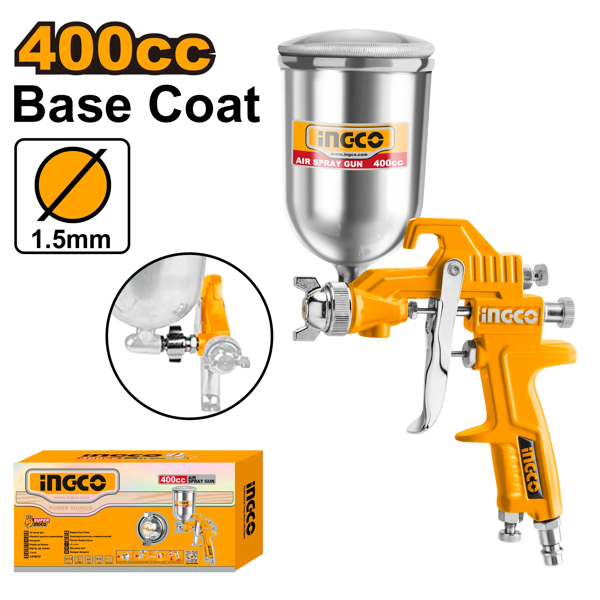 Краскопульт пневматический INGCO ASG4042