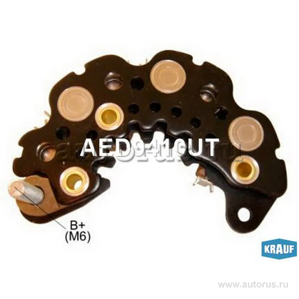 Диодный мост генератора GM Matiz/Kalos mot.0,8/1,0/1,2L KRAUF AED9410UT