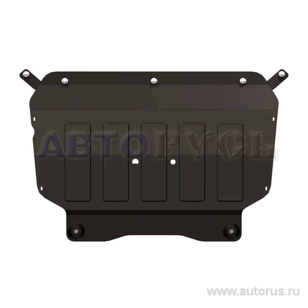 Защита картера двигателя и кпп VW Tiguan, Тигуан V-1.4, 2007- Сталь 2 мм