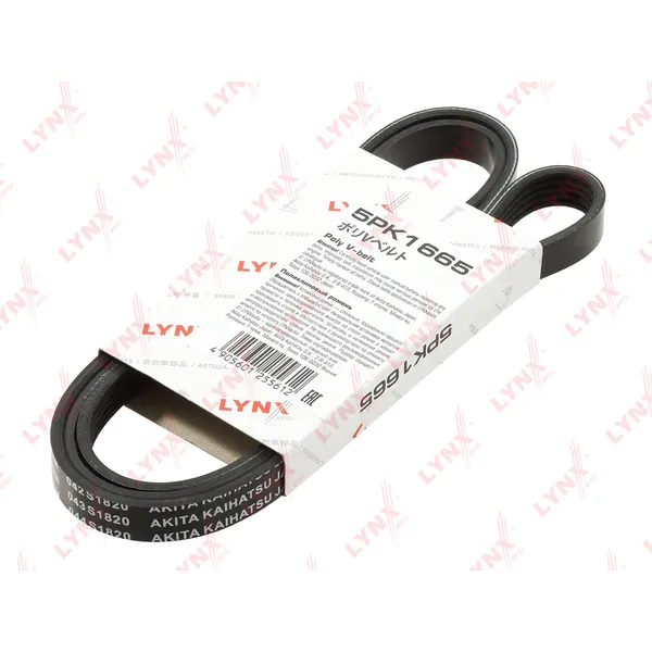Ремень поликлиновый lynxauto LYNXauto 5PK1665