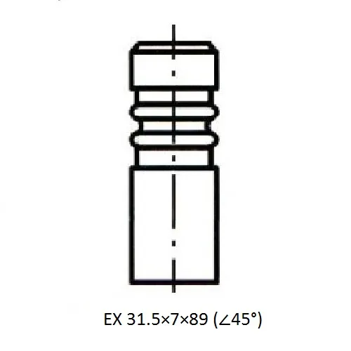 Клапан ДВС ZIKMAR Z17483R