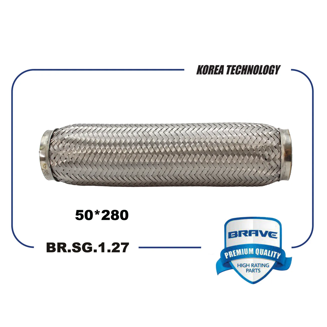 Гофра глушителя 50280 Interloсk BR.SG.1.27 BRAVE BRSG127
