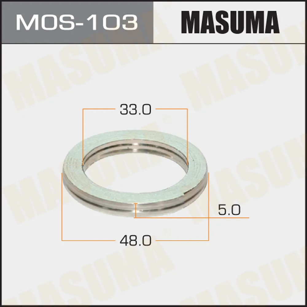Монтажное кольцо выхлопной системы MASUMA MOS103