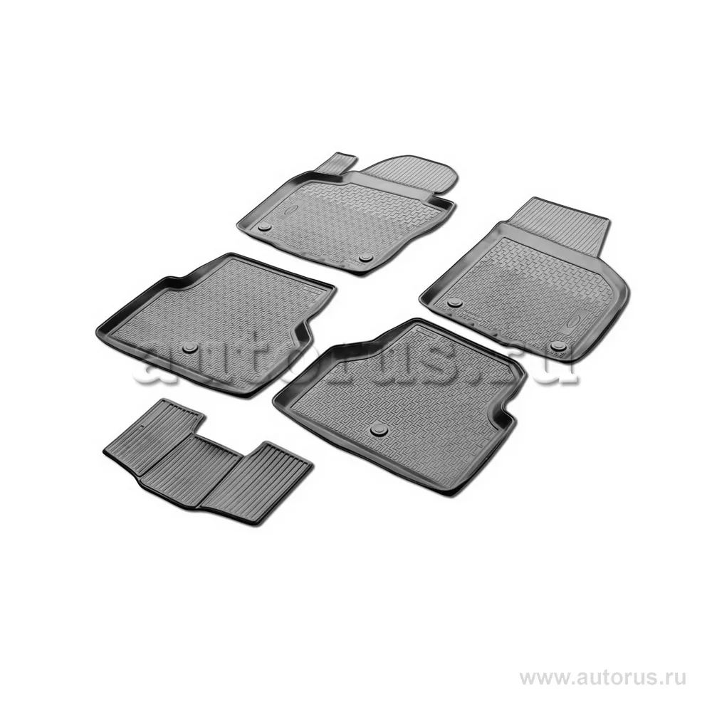 Коврики в салон полиуретан комплект с крепежом Volkswagen Tiguan L 2024- COMFORT 51.99.515.PL