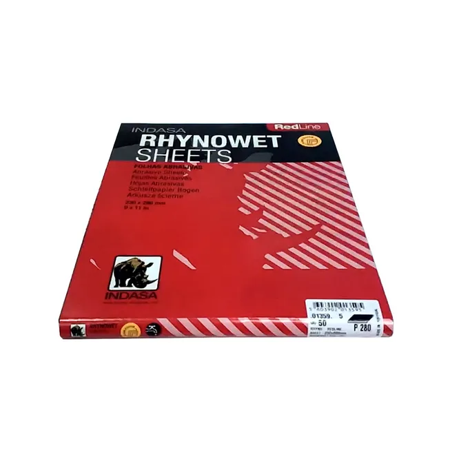 Лист RHYNOWET (по мокрому) 230ммx280мм Р280 (1уп.х50шт) Indasa 01359