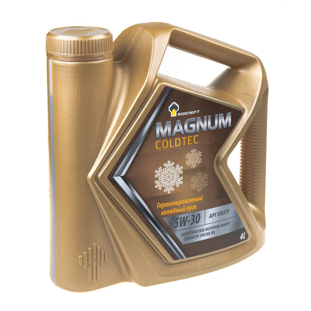 Масло моторное Rosneft Magnum Coldtec 5W-30 синтетическое 4 л 40813242