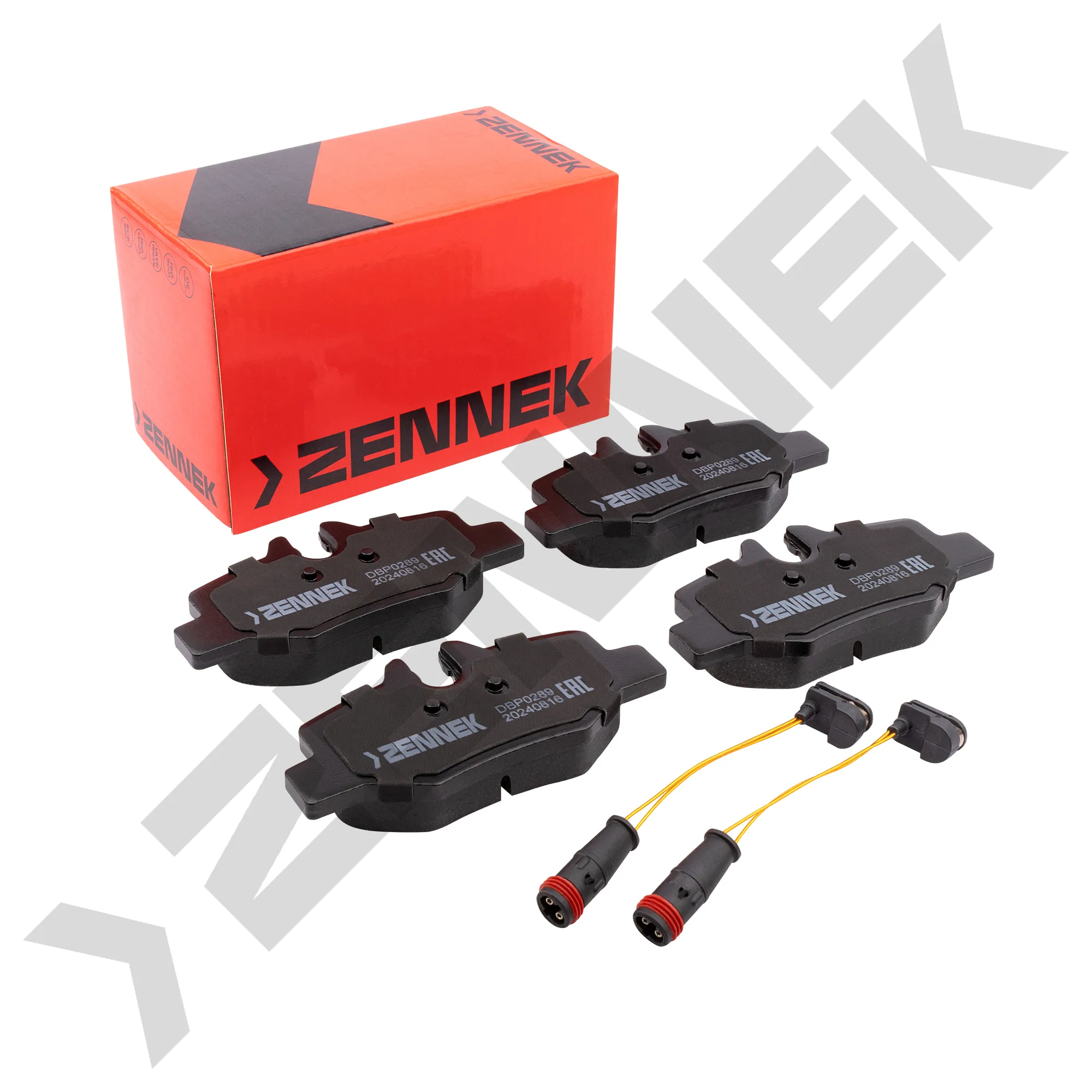 Колодки тормозные дисковые задние MERCEDES VITO W639 03-14, ZENNEK DBP0289