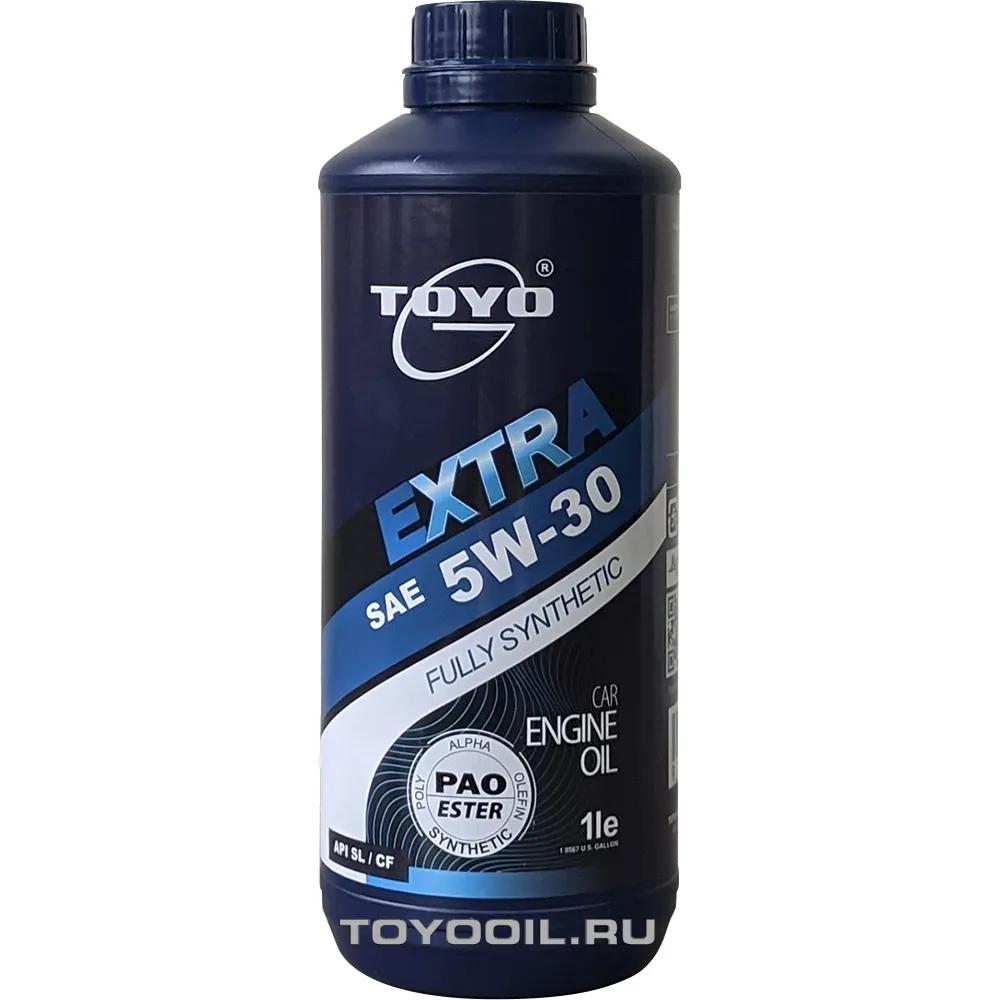 Масло моторное TOYO-G Extra 5W-30 синтетическое 1 л 9555131400973
