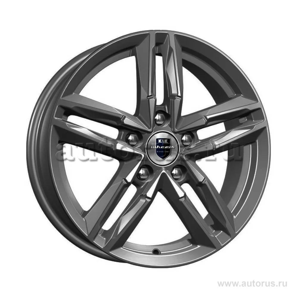 Диск литой R16 6J 5x100/57.1 ET38 КИК Sayan Дарк платинум 77177