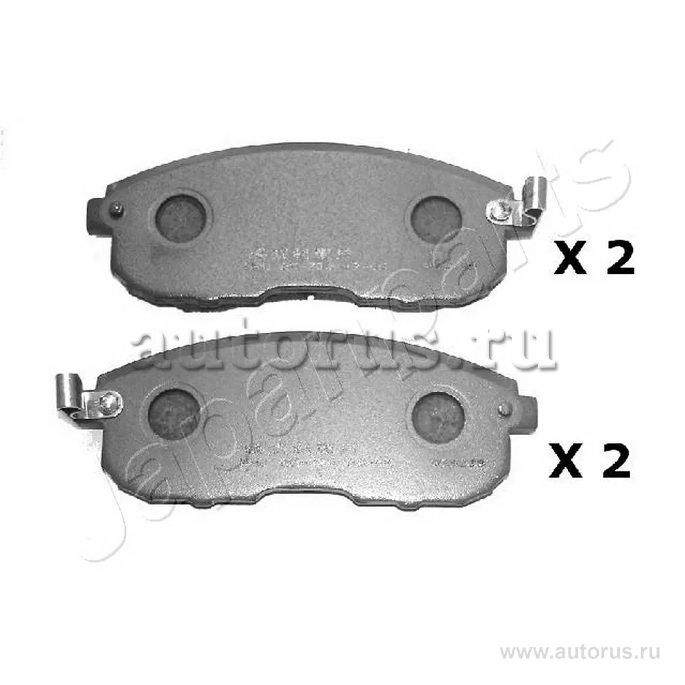Колодки тормозные NISSAN JUKE/MAXIMA/TEANA/TIIDA/SUZUKI SX4 передние JAPANPARTS PA-165AF