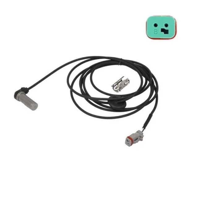 Датчик ABS [4410321440] VOLVO/RVI L=4000mm, угловой, фишка квадратная [CODE-B] VILITAN 01353VLT
