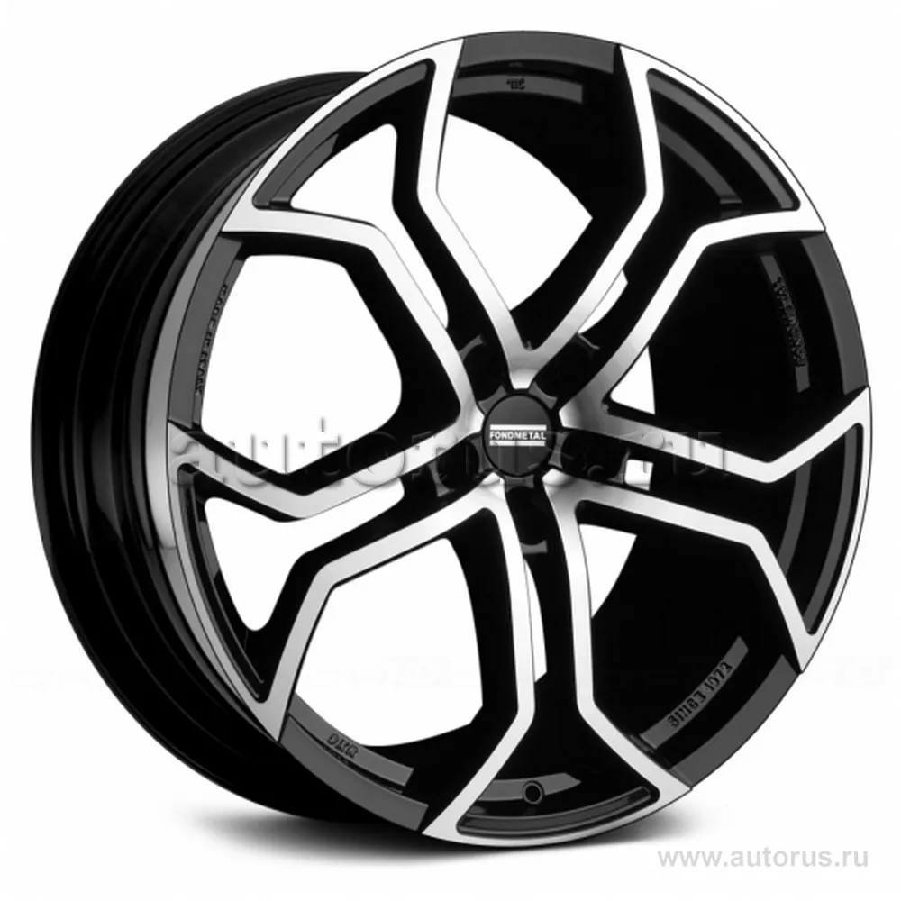 Диск литой R20 9J 5x150/110.2 ET35 FONDMETAL 9XR Black Polished 9XRJ9020355150NA2