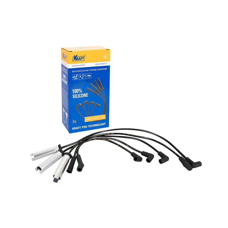 Провода зажигания в/в Daewoo Nexia (95-97) 1.5 OBERKRAFT KRAFT KT042406