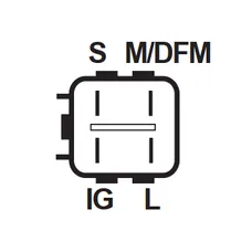 Генератор Тойота Ярис 1.5, Королла 1.3, Виос TESLA TECHNICS TT12269