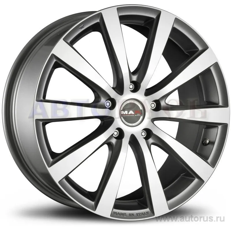 Диск литой R17 7J 5x120/67.1 ET41 MAK Iguan Graphite Mirror Face F7070IGHM41IO2
