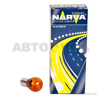 Лампа 12V PY21W 21W NARVA Standard 1 шт. картон 17638