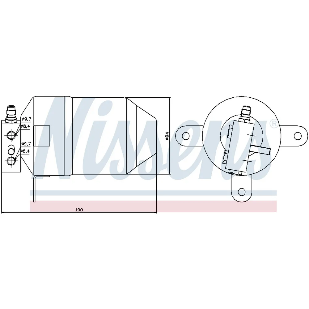Осушитель кондиционера NISSENS 95006