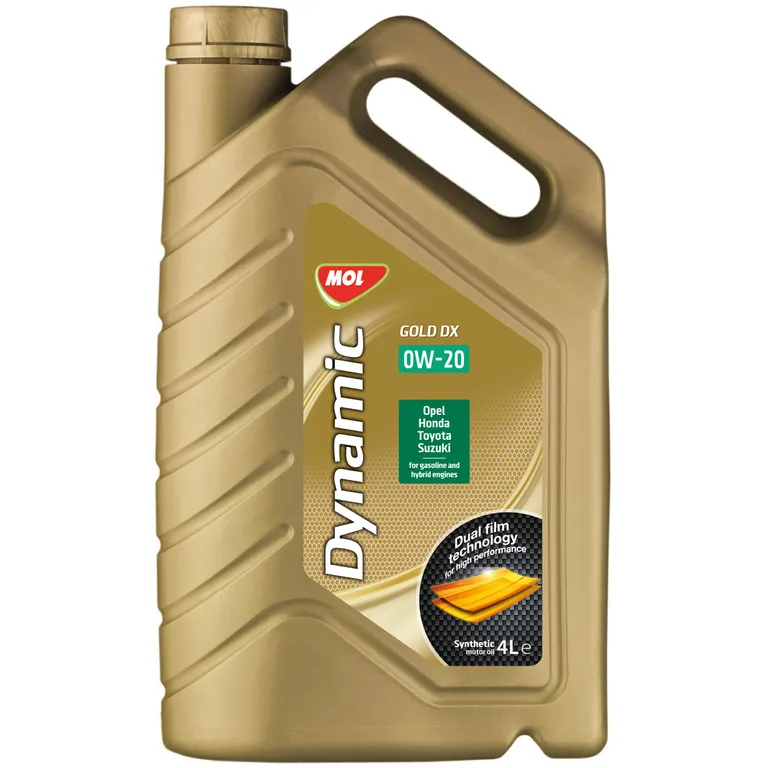 Масло моторное MOL Dynamic Gold DX 0W-20 синтетическое 4 л 13302463