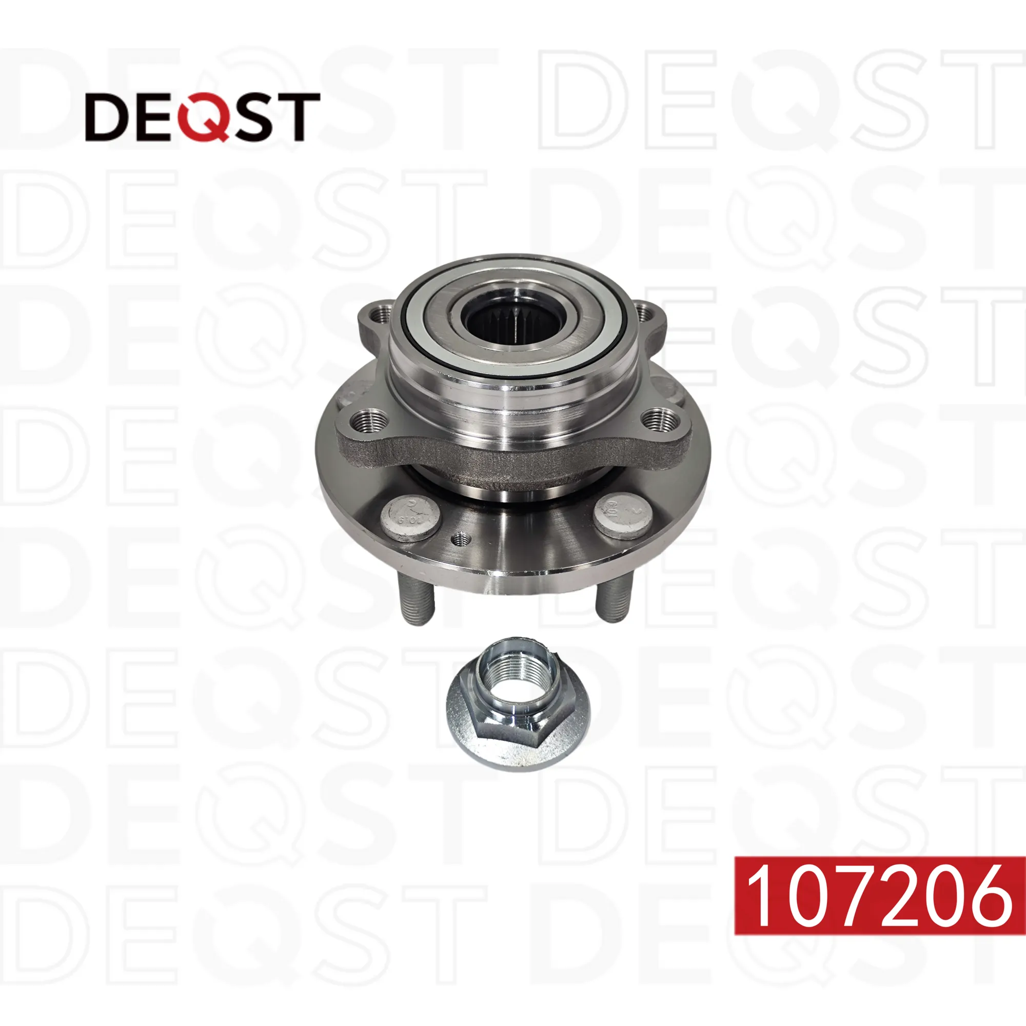 Ступица передняя в сборе L=R Hyundai i30 (11-)/KIA Ceed (12-) DEQST 107206
