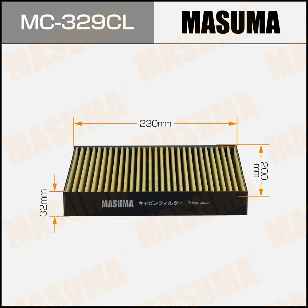 Фильтр салонный (угольный) NISSAN BLUEBIRD SYLPHY MASUMA MC-329CL