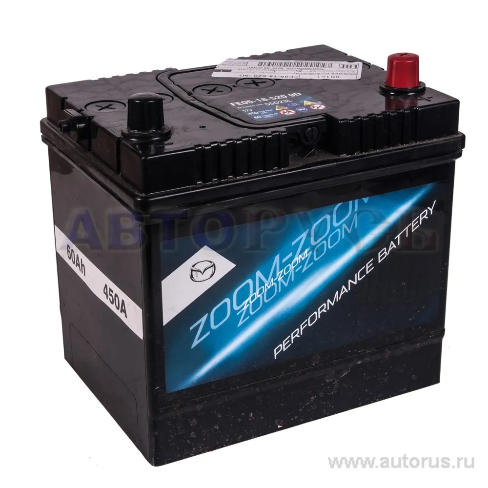 Уценка Аккумулятор MAZDA STANDARD 60 А/ч обратный R+ 232x173x223 D23 EN 450 А