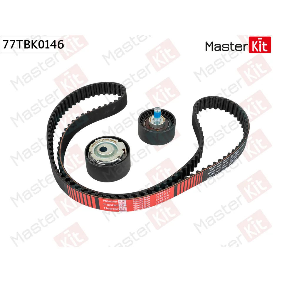 Комплект ремня ГРМ Lada Granta(2191_),Kalina(2194),Vesta SW 13- MASTERKIT 77TBK0146
