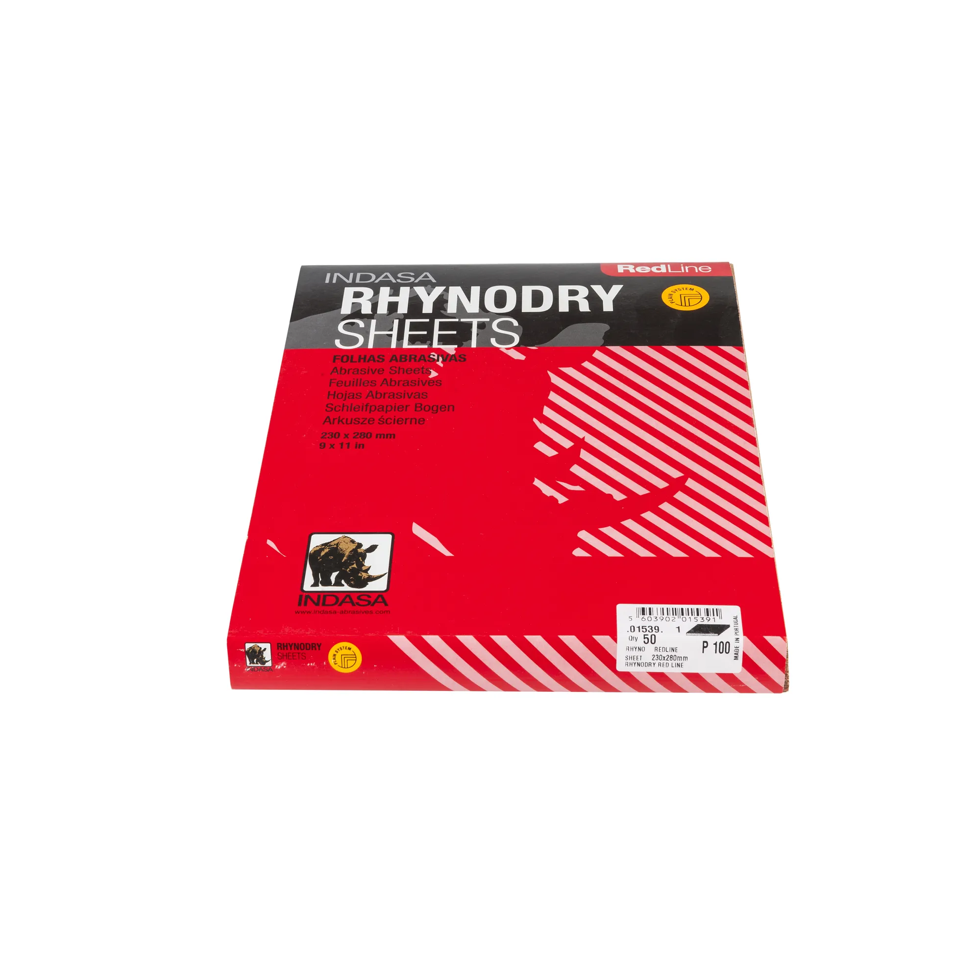 Лист RHYNODRY 230 мм x280 мм Р100 Indasa 01539