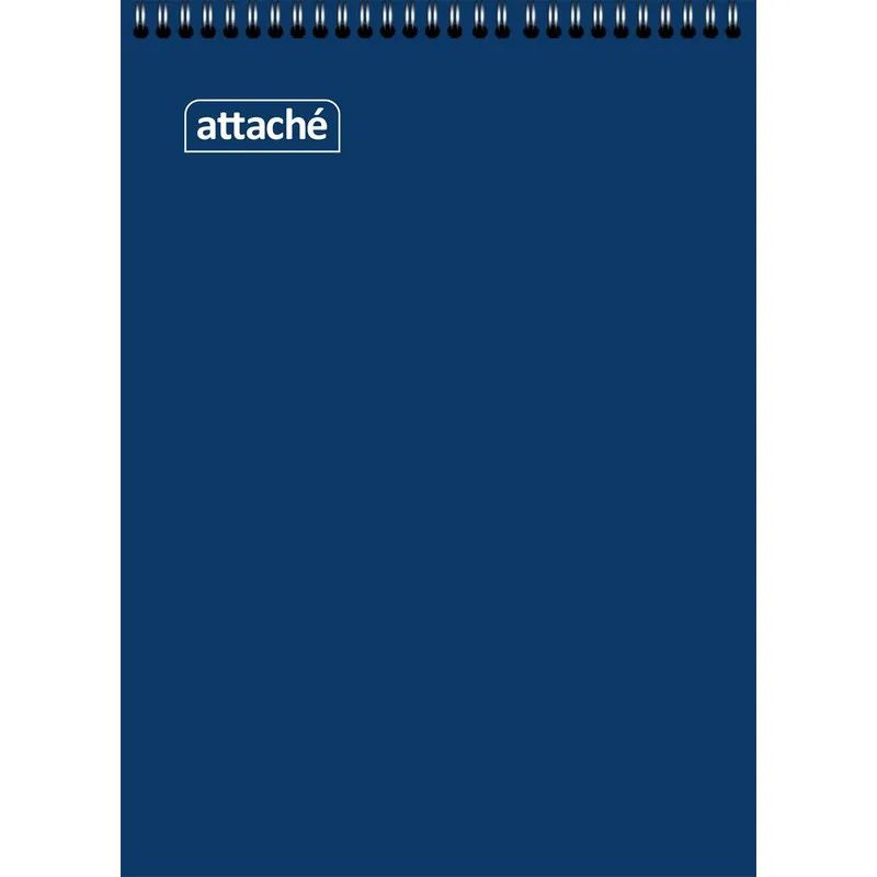 Блокнот на спирали А5 60л. ATTACHE, синий, блок 60г, обложка 215г 650134