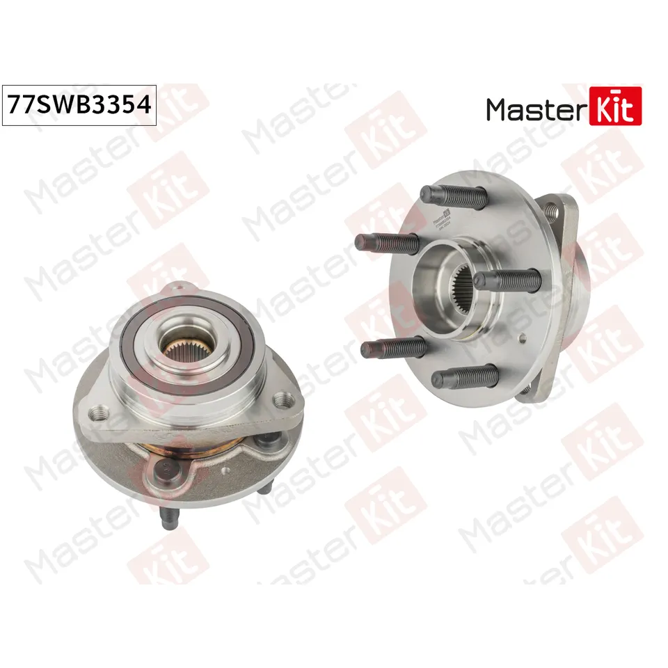 Ступица в сборе с подшипником перед. MASTERKIT 77SWB3354